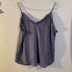 Mittoshop Charcoal Ruffle Camisole